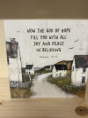 Scripture Blocks - Now the God of Hope (Village) 